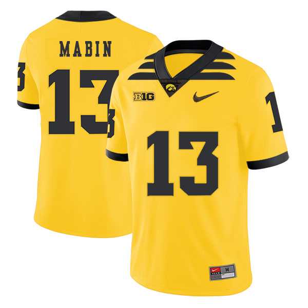 Iowa Hawkeyes 13 Henry Mabin Yellow College Football Jersey Dzhi,We sell and wholesale Iowa Hawkeyes 13 Henry Mabin Yellow College Football Jersey Dzhi on line form chian!